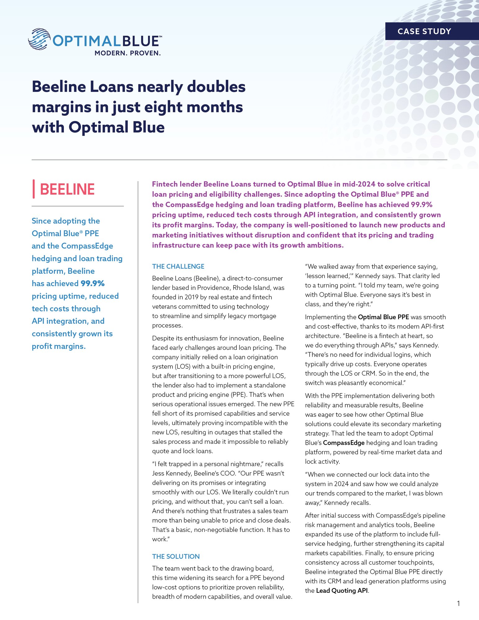 Case Study Beeline Loans Case Study Beeline Loans