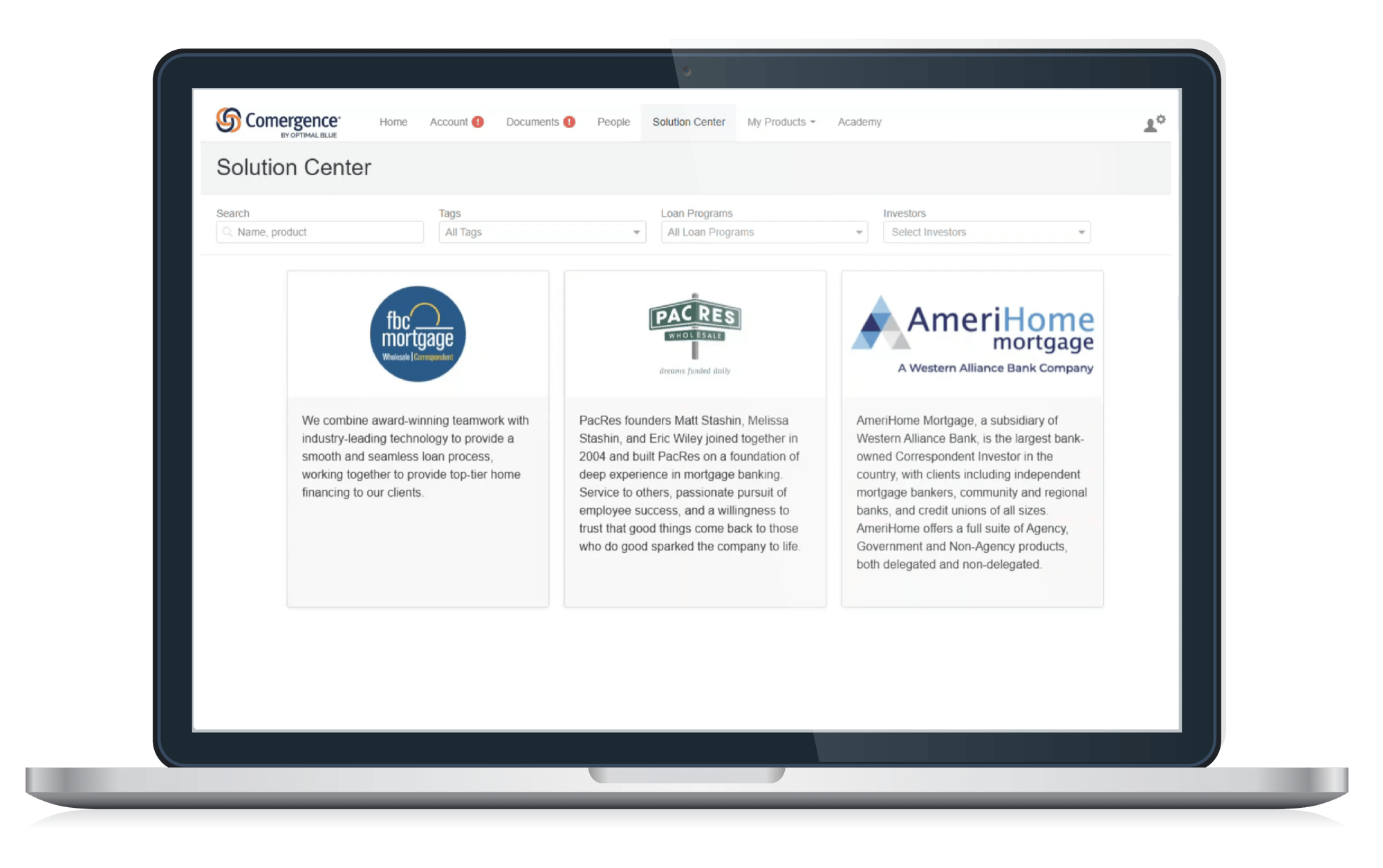 Comergence Solutions Center